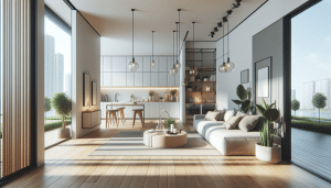 minimalist living space transformation